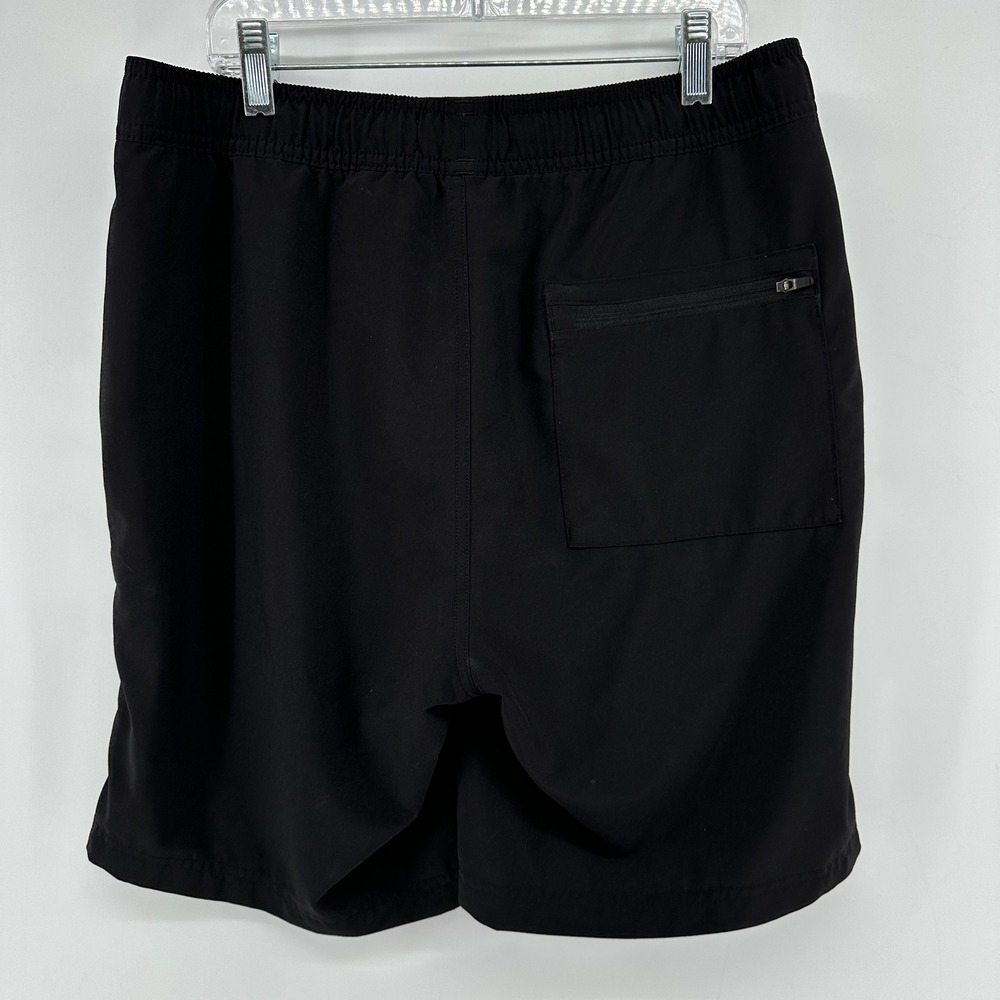 Cremieux Men Size Medium Black Athletic Gym Shorts Flawed Read Description TLC - Picture 3 of 9